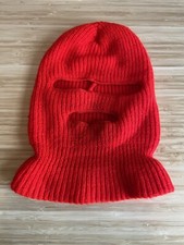 Vintage Knit Robber Ski Mask 3 Hole Balaclava 80s 90s