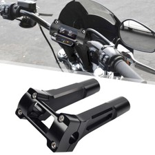 Rialzo manubrio estraibile 6,5" per Harley Dyna M8 Softail Street Bob 18-21 nero