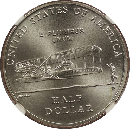 2003-P First Flight 50C NGC MS 70 Modern Commemorative Half Dollar - Picture 4 of 4