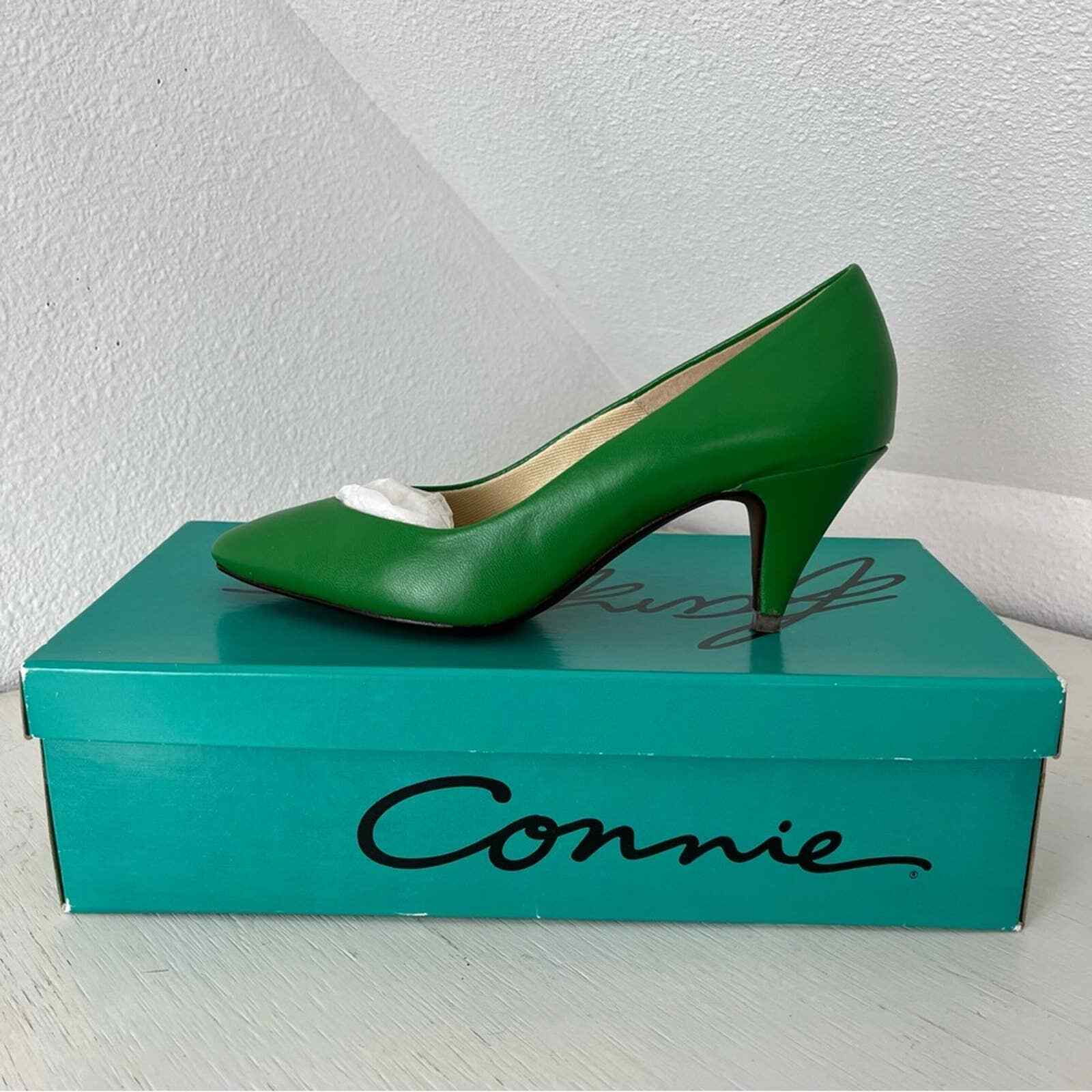 Connie Clover green pumps size 6.5 B | eBay
