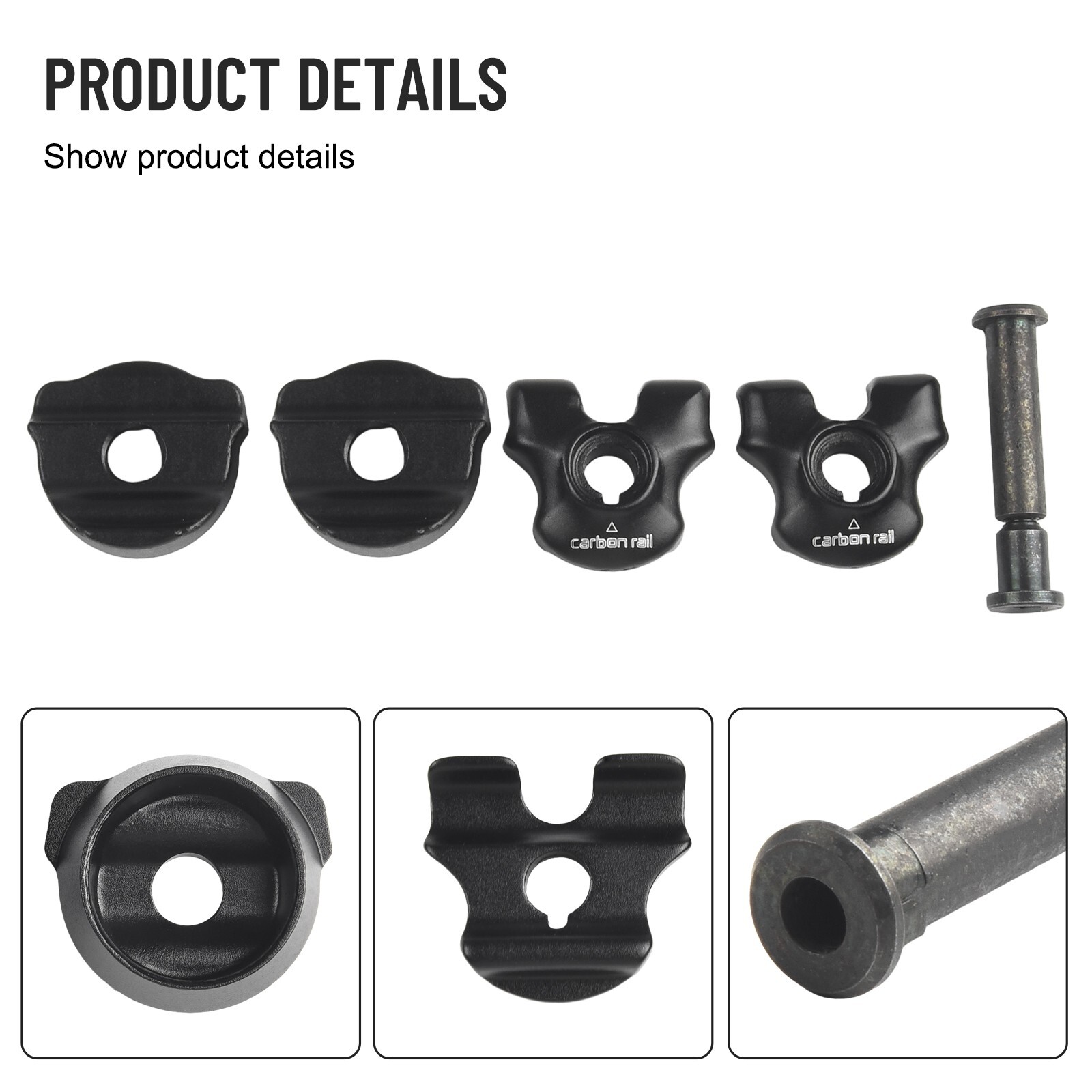 Bike Seatpost Clamp For Carbon Saddle Rails 7x9/7x7mm Bicycle Oval