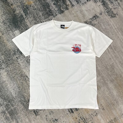 Stussy Tshirt Skateman Logo White MEDIUM | eBay