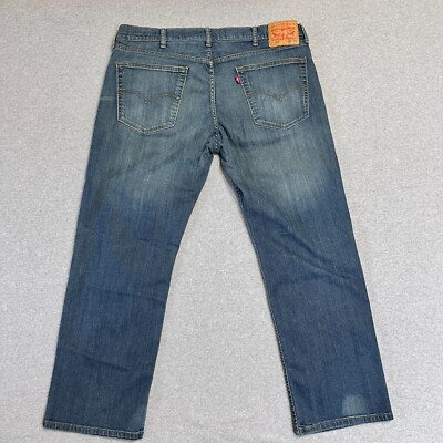 Levis Jeans Mens 38X30 Blue 559 Relaxed Straight Medium American Faded Denim