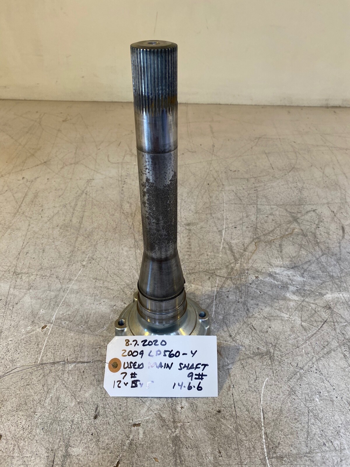 2009 Lamborghini Gallardo LP560-4 - Used Transmission Main Shaft - 47556-A8B