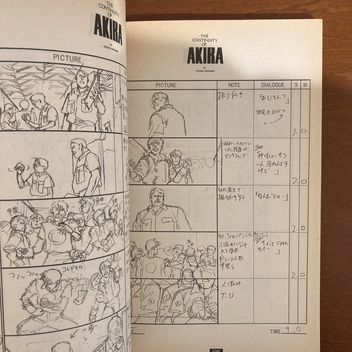 AKIRA Storyboard Collection 1 THE CONTINUITY OF AKIRA Katsuhiro