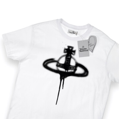 Vivienne Westwood Spray Orb T Shirt White | eBay UK