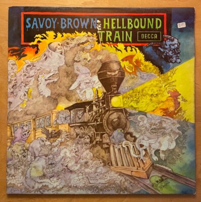 Savoy Brown, Hellbound Train, Blue Decca, 1972 UK, Gatefold Cover, ex+/nm
