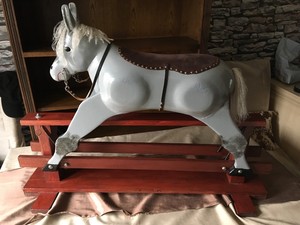 antique childs rocking horse