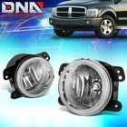 For 2005-2007 Dodge Magnum -2018 Jeep Wrangler Clear Lens Driving Fog Light Lamp