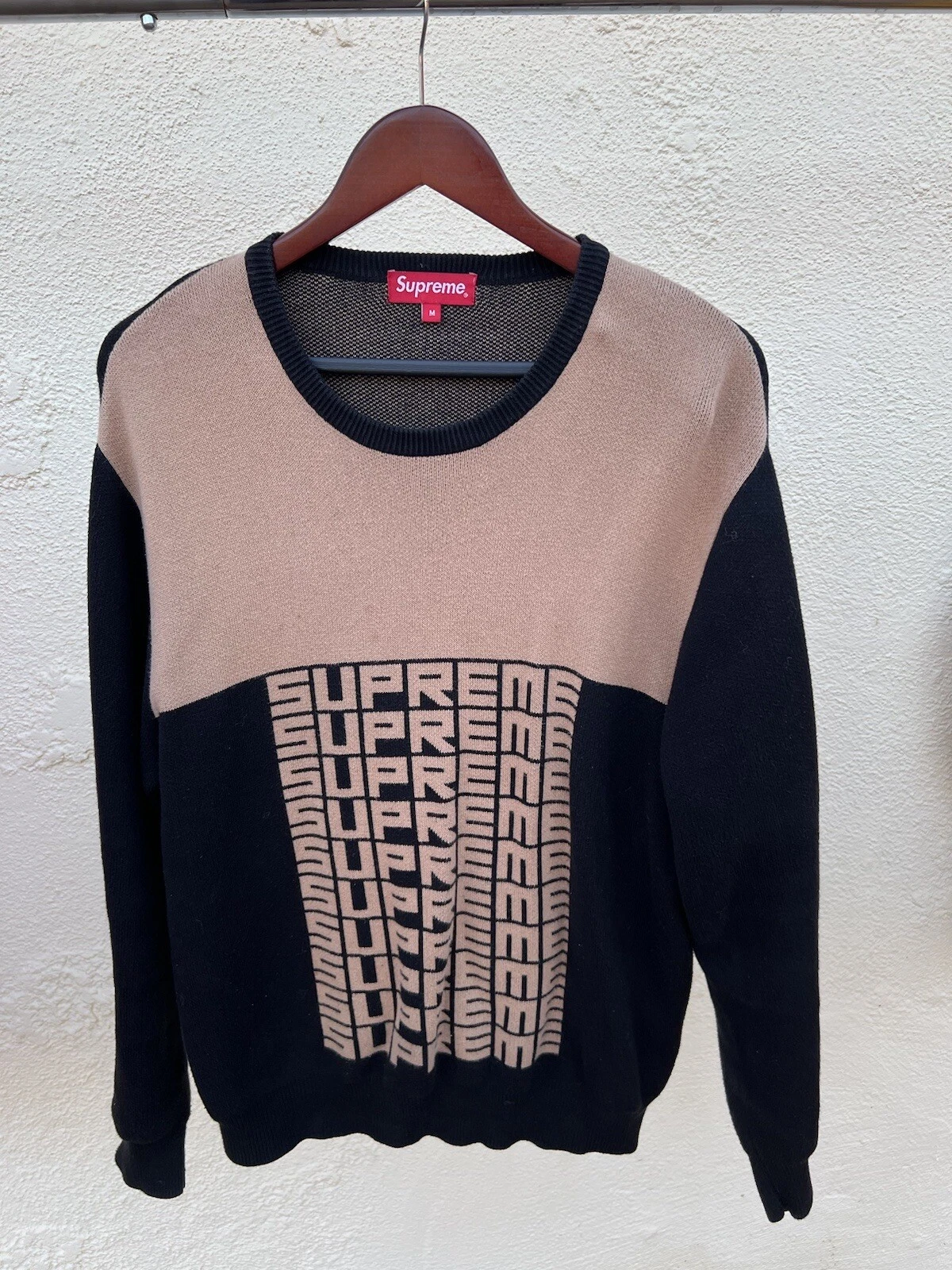 Sweat shirt logo Supreme Repeat taille M