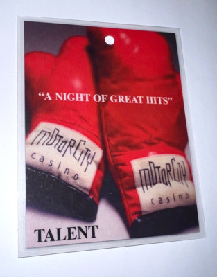 2000 Steve Forbes vs David Santos OFFICIAL Credential Pass Boxing DETROIT USBA