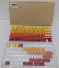 DROP X Gradient Shine-Through PBT Sidelit Style Red Sunset MDX-36204-1