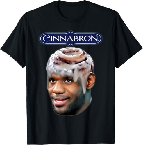Cinnabron Funny Meme T-Shirt Lebron Funny Tee Gift for Fan All Size S-4XL - Picture 3 of 6