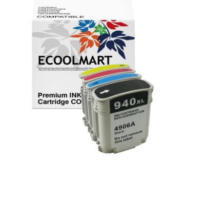 4-Pk Set 940XL Ink Cartridges fit HP OfficeJet Pro 8500