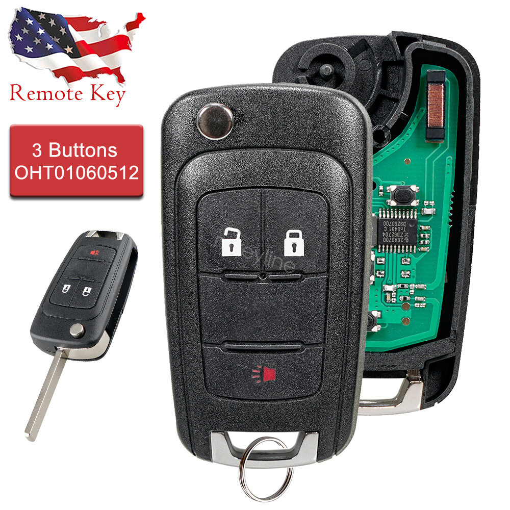Flip Remote Key Fob – For 2014-2018 Chevrolet Trax – 315MHz – 3-Button – 13504266