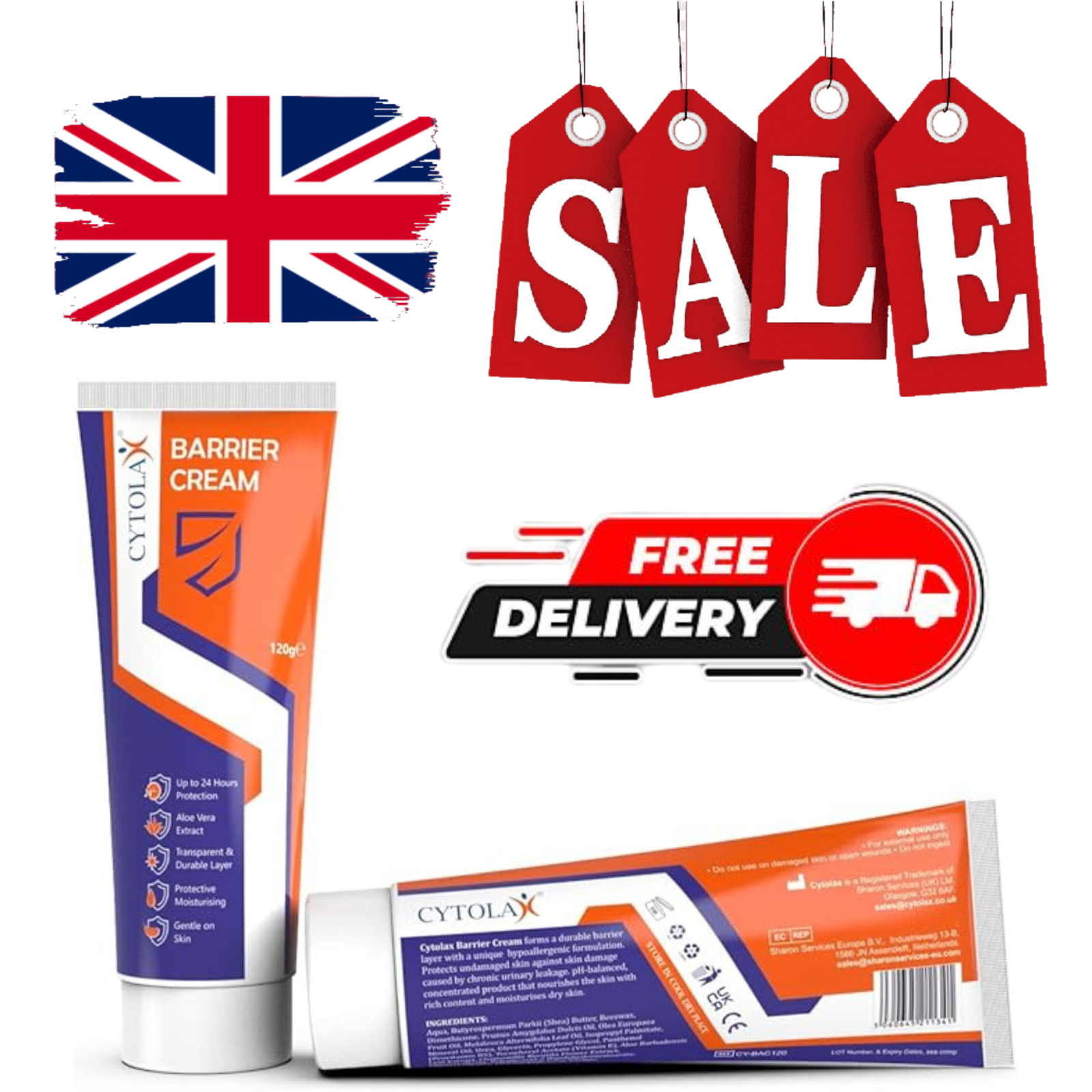 Cytolax Durable Barrier Cream 120g For Bed Sore Prevents Skin