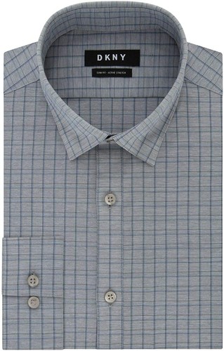 Dress Shirt Slim Fit Stretch Print 