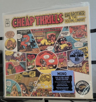 Big Brother & The Holding Company - Cheap Thrills (Mono) - New LP Vinyl -Limited
