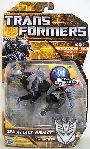 NEW Transformers Sea Attack RAVAGE Decepticon