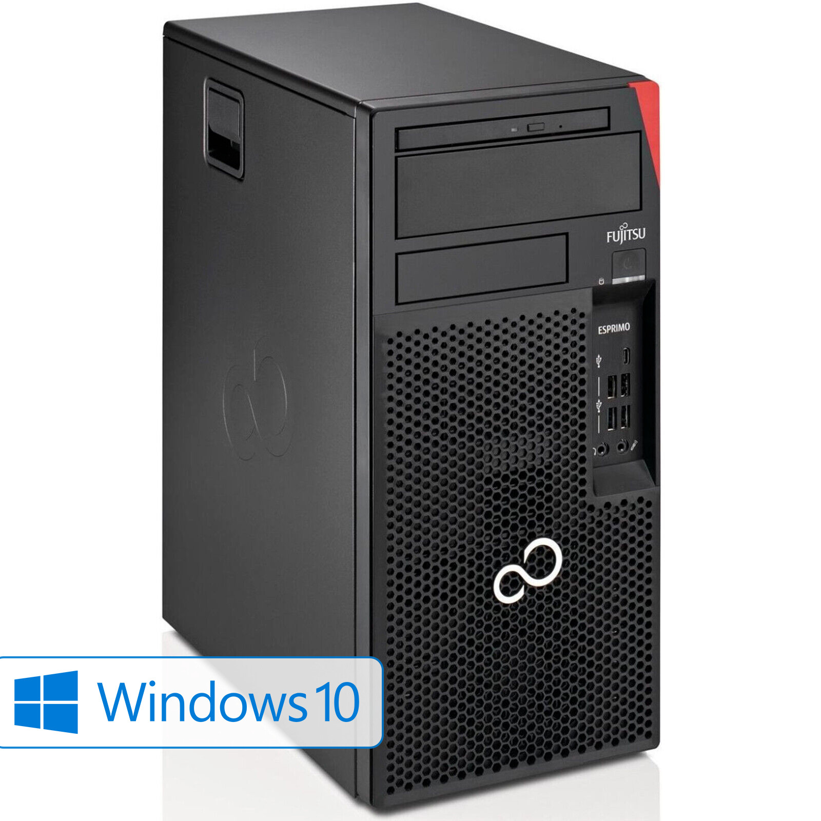 Pc Ordinateur De Bureau Tour Rénové I7 Ram 8 Go Ssd 240 Go W10 GRADE B