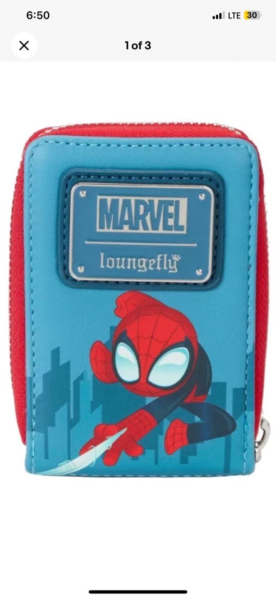 SDCC 2024 Spider-Man Accordion Style Loungefly Wallet  display picture 2
