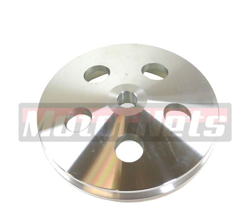 SB Chevy SWP Aluminum 2/3/1 Water Crankshaft Power Steering Pulley Kit 305 350 - Bild 3 von 8