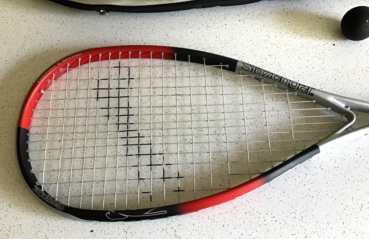 Slazenger Pro Titanium C-Section 150g Squash Racket with