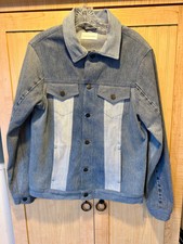 Latest Triarchy / Atelier Denim 2 Tones Blue 100% Cotton Denim Jacket Size Small