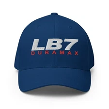 LB7 Duramax Hat, Flexfit Diesel Truck Baseball Cap
