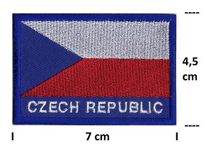 R&eacute;publique Tch&egrave;que, Mini Aufn&auml;her-aufb&uuml;gler-patch, Ceska, Cesko
