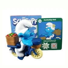 McDonald's Happy Meal Smurfs (2022) Schleich 24933-15: Vanity Smurf & Bike - MIB