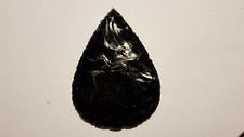 Faustkeil 9-11cm (Replika) Obsidian ossidiana obsidienne obsidiana
