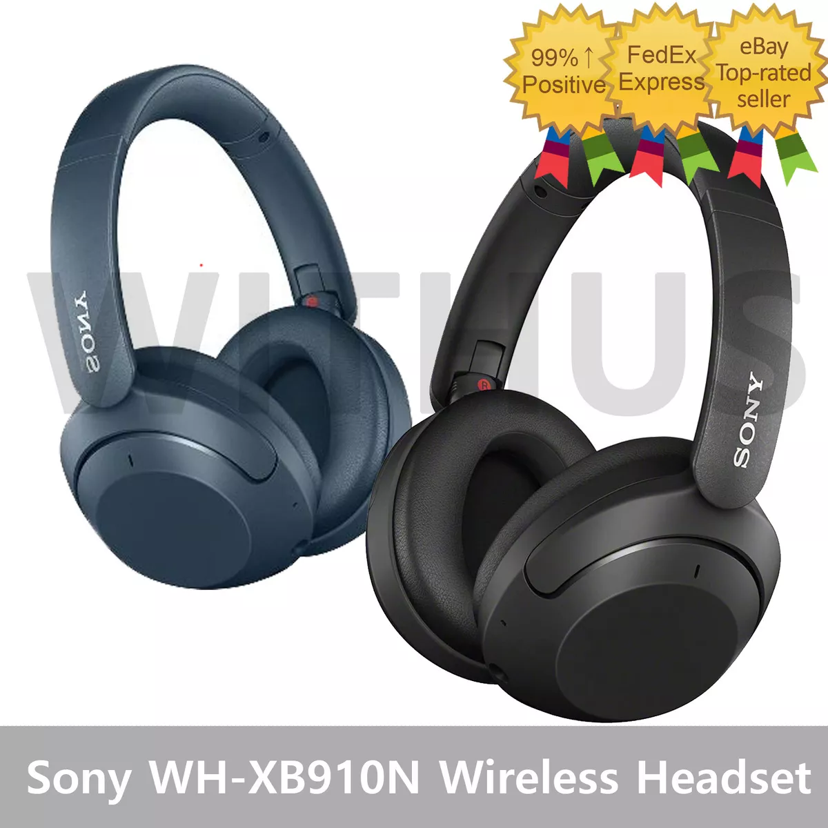 Sony WH-XB910N EXTRA BASS Noise Cancelling Headphones, Wireless Blueto