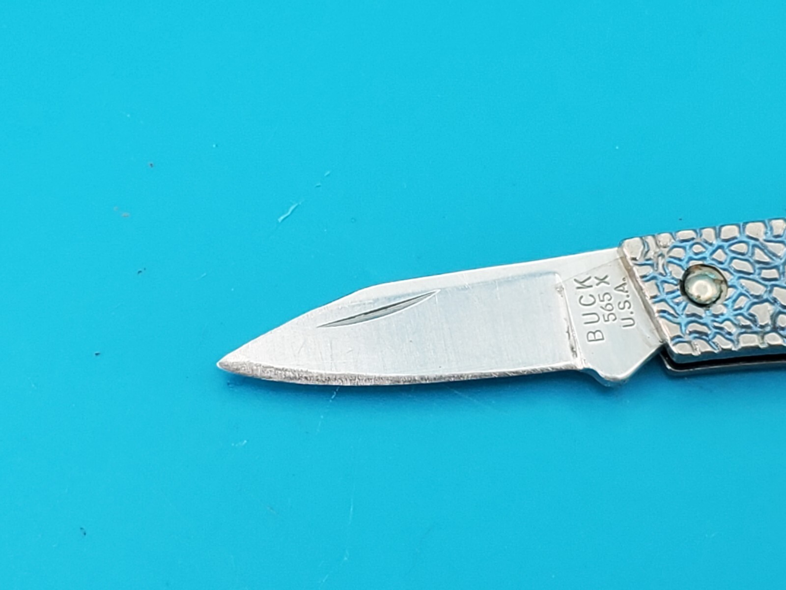 Buck 565 X Mini Titanium Folding Pocket Knife! eBay