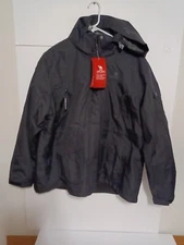 Camel Crown Z0W114150 Womens Black Zip Out Liner Ski Windbreaker Jacket Sz 2XL