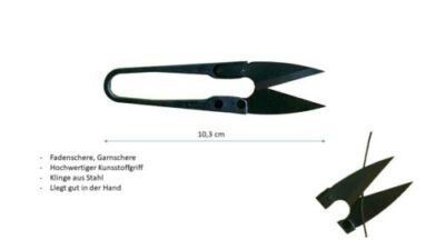 Thread Scissors 10,3 CM Cutter With High-Quality Plastic Handle And Sc