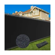 Patiobay 6X50FT Privacy Screen Fence, Heavy Duty Fencing Shade Cover, 170GSM ...