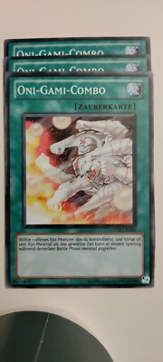 Yu-Gi-Oh! 3x Oni-Gami-Combo GENF-DE060 deutsch