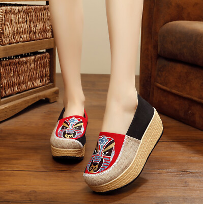 canvas wedge shoes