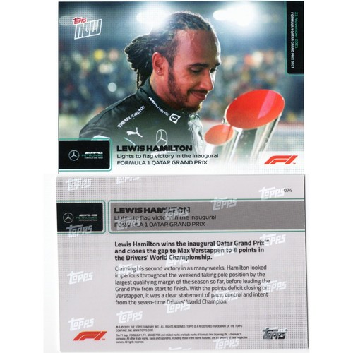 TOPPS NOW F1 CARDS NUMBERS 01-89 FORMULA 1 2021 TRADING CARDS- CHOOSE FROM LIST - Picture 67 of 76