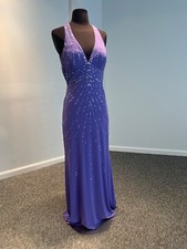 Zum Zum Prom Dress 1446 Size 6 Purple