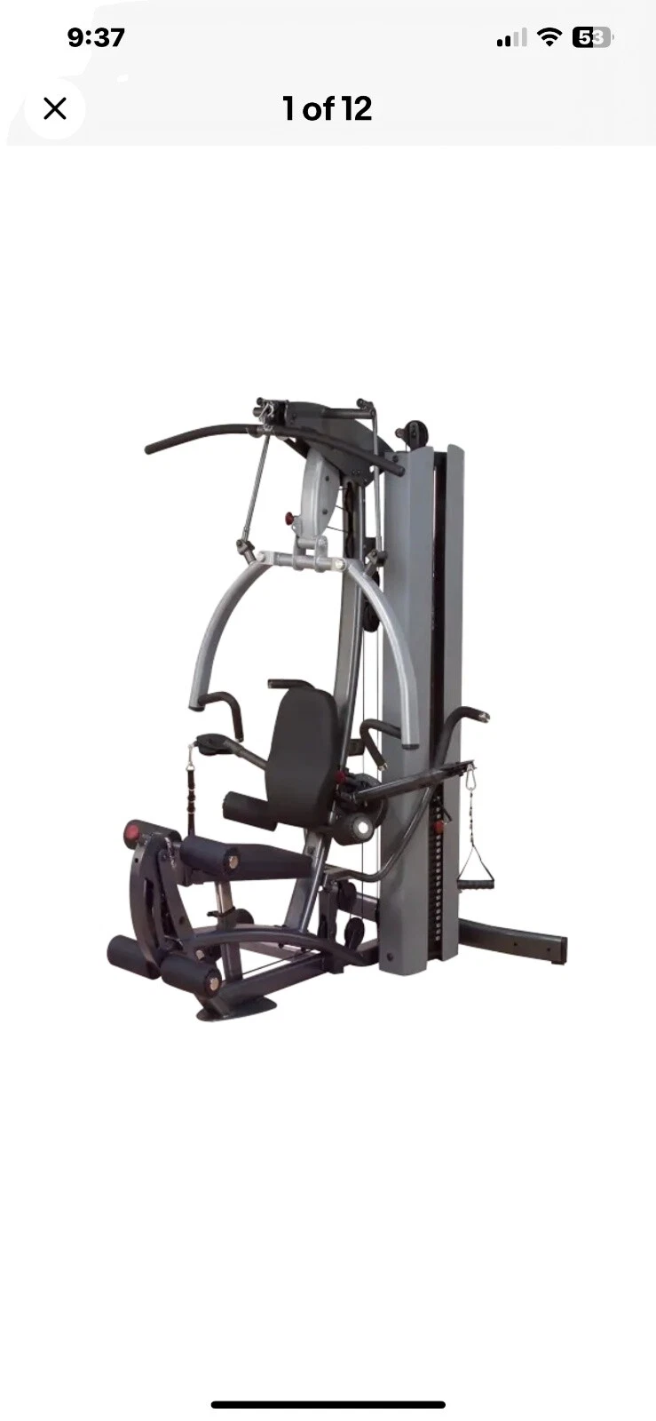 Entrenamiento de fuerza Body-Solid Casa gimnasios Crossover Cable