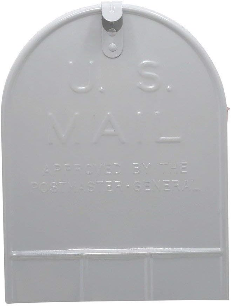 Jumbo Post Mount Mailbox Galvanized Steel Extra Large Rural Mail Box