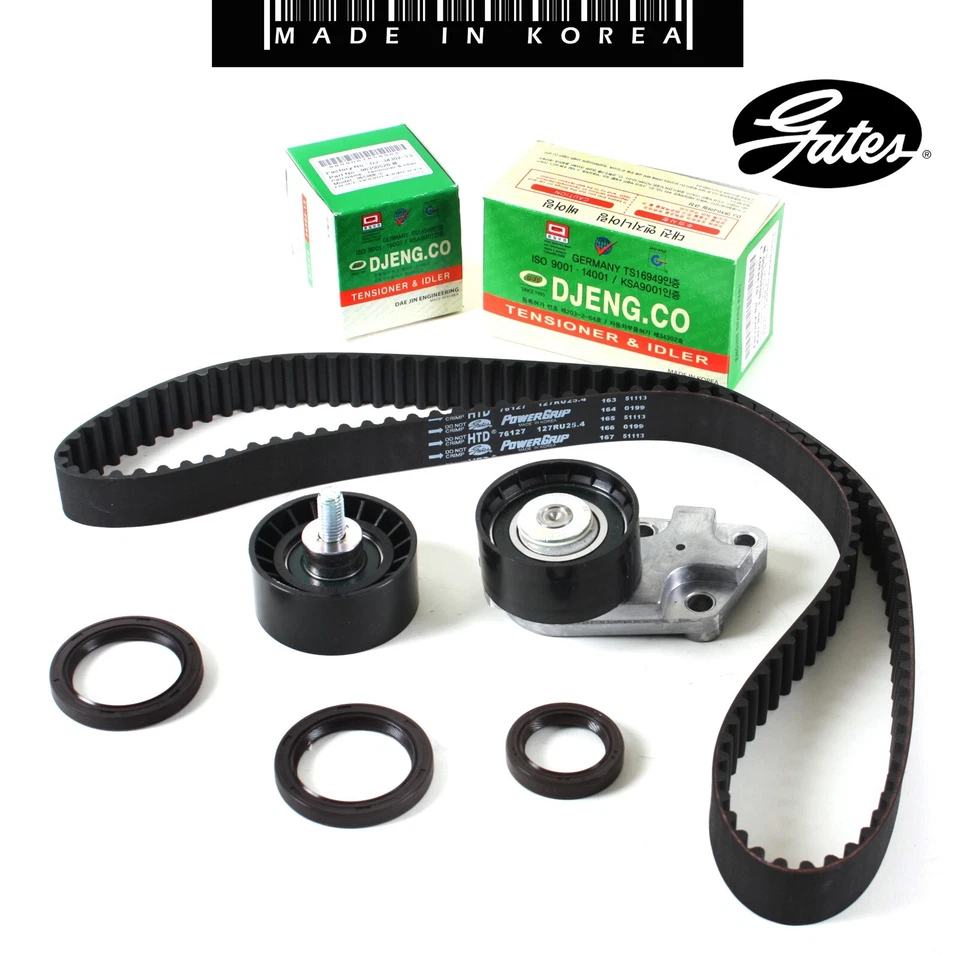 Gates "HTD" Timing Belt Kit Oil Pump For 99-08 Daewoo Chevrolet 1.6L DOHC Foto 2 de 4