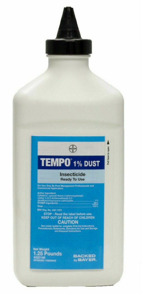 1.25 LB Tempo Dust Insect Control Pest INSECTICIDE Wasps Bees No Shipping to NY!