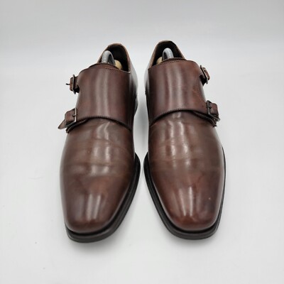 To Boot New York Benjamin Double Monk Strap Shoe Brown Tmoro  display picture 3