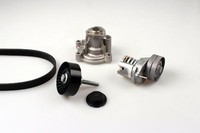Hepu Wasserpumpe + Keilrippenriemensatz PK05810 FüR Audi Seat Skoda VW