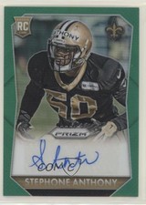 2015 Panini Prizm Rookie Signatures Green 51/99 Stephone Anthony Auto 03jn