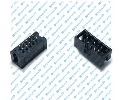 10PC 2.54mm 10 Pin 2x5 Pin Double Row Straight Male Shrouded header IDC Socket