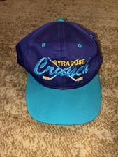 Vintage 90s AHL Syracuse Crunch Hockey Kudzu Wool Blend Snapback Hat Cap Korea